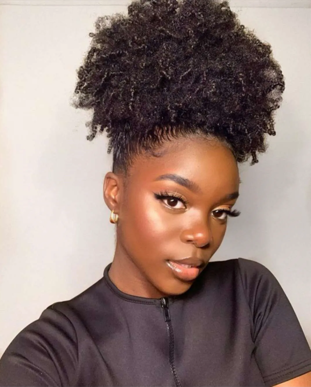 Afro Puff Drawstring Ponytail Extension For Women Short - Temu Italy