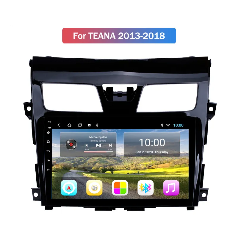 9 tum Android Car Video Stereo Radio Multimedia Player GPS-navigering för Nissan Teana 2013 2014 2015-2018