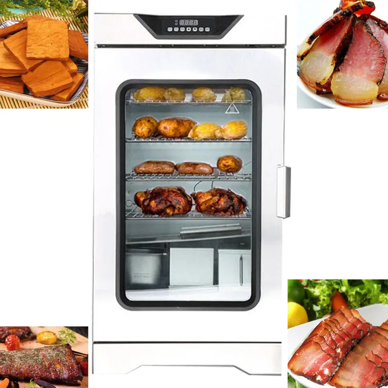 Commercial household stainless steel electric fish smoker/Rotisseries meat sausage smoker for sale electric food smoker