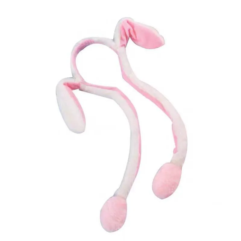 Luminous hat cartoon airbag ears moving rabbit ears net red hairband sells cute artifacts Led Rave Toy