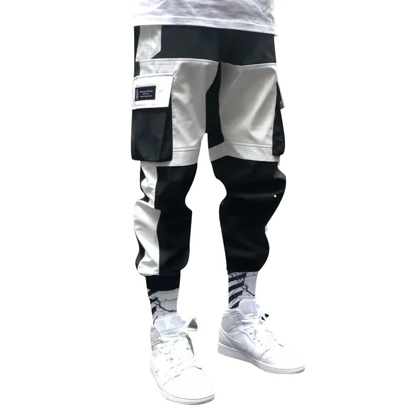 Calça Cargo Multi Bolso Masculina Calça Calça Corredora Streetwear Hip Hop Casual Masculino Harajuku Calça Masculina Moda de Verão