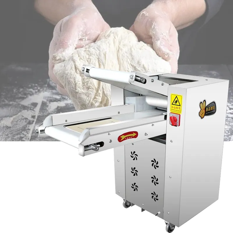 Máquina automática para amasar masa de harina, prensa para masa de tortilla/máquina para prensar masa para pizza/máquina para prensar rodillos para masa
