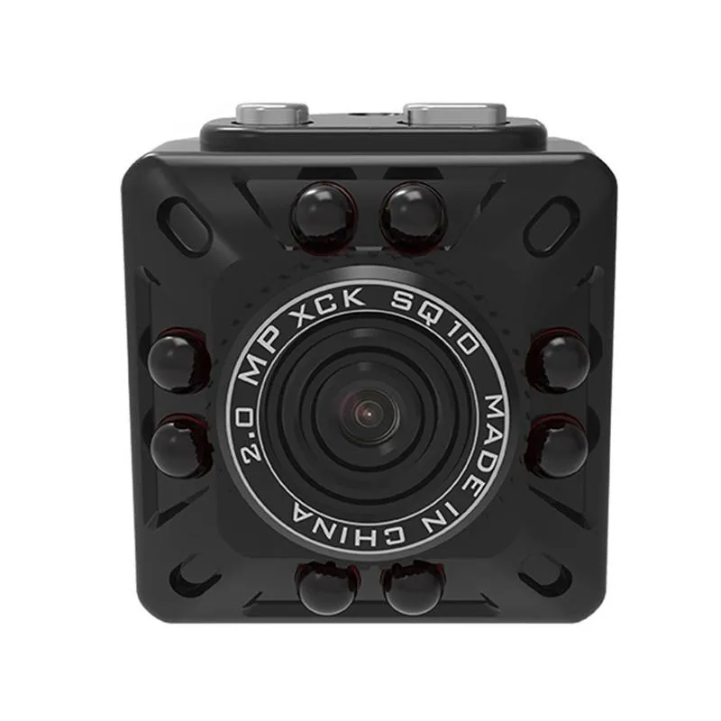 SQ10 Mini Camera 1080P Draagbare Beveiliging Camcorder Kleine Cam met Night Vision Motion Detection Ondersteuning Verborgen TF-kaart PK SQ 8