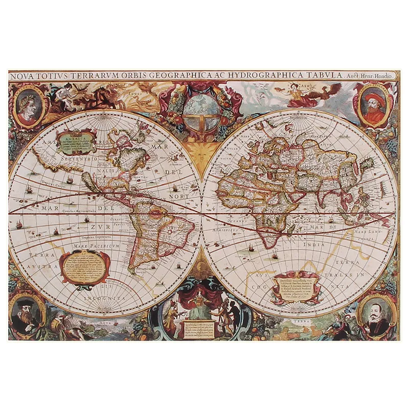 Puzzle de papel de peça grossa para adultos, mundialmente famosos,  paisagismo, 98x34cm, brinquedo longo, quebra-cabeças