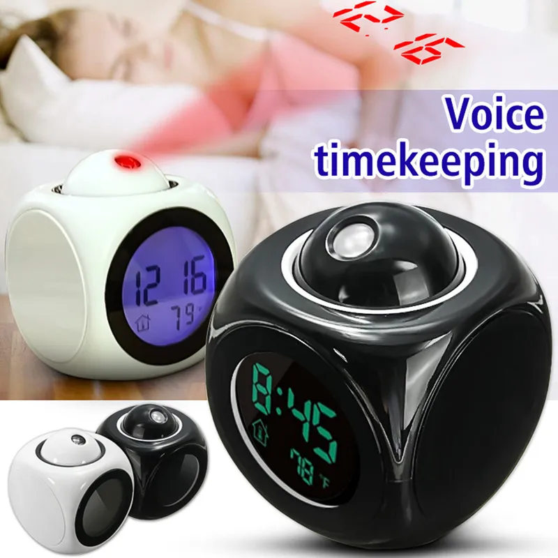 LED Projection Free Online Alarm Clock Talking Alarm Voice Free Online