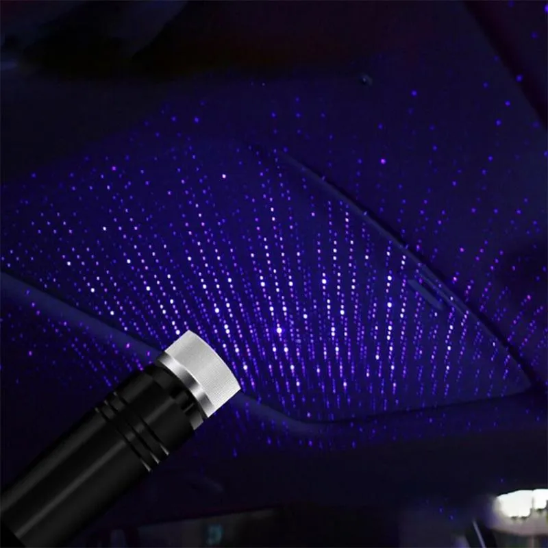 Mini LED Voiture Toit Étoile Veilleuse Projecteur Atmosphère Galaxie Lampe  USB Lampe Décorative Réglable Voiture Intérieur Décor Lumière Du 14,15 €