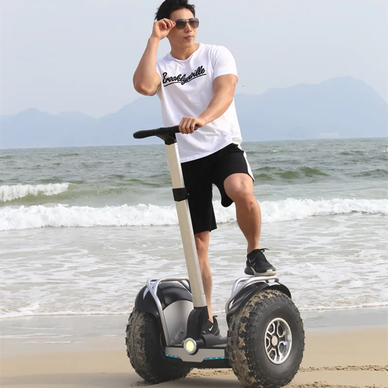 19 inch big tire hoverboard 2 wheels scooter High Power Electric self balancing scooter adjustable hover board skateboard (17)