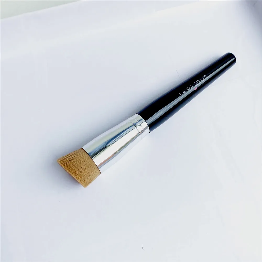 3-teiliger Doppelseitiger Foundation-Make-up-Pinsel – Für Flüssigfoundation, Puder, Concealer & Konturieren