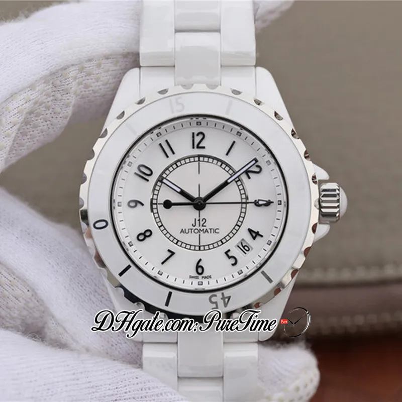2021 Korf H5702 H5705 38 мм A2892 Автоматические унисекс -мужские женские часы стальные черные белые керамические бриллианты с браслетным изданием 212p