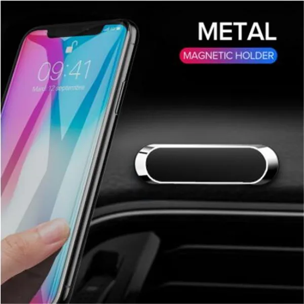 Universele Mini Magnetische Auto Telefoon Houder Stand Metalen Magneet Mobiele Telefoon Cell GPS Stand Auto Mount Dashboad Wall