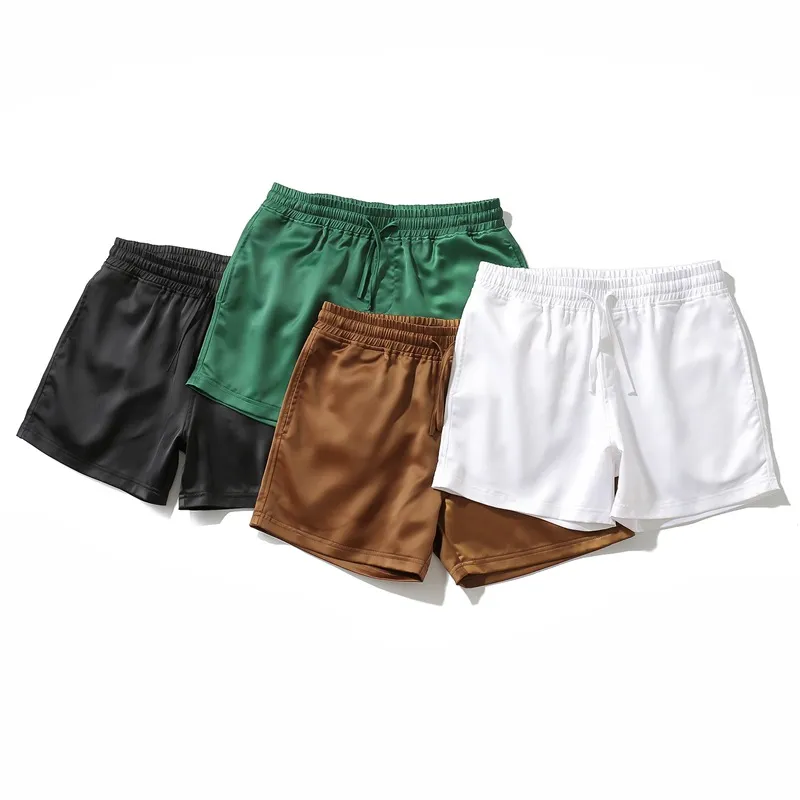 Sexy Mini Shorts Men Fashion Plus Size Vintage Nightclub Shorts Boys Lace-up Green Sports Running Beach Short pant 3xl