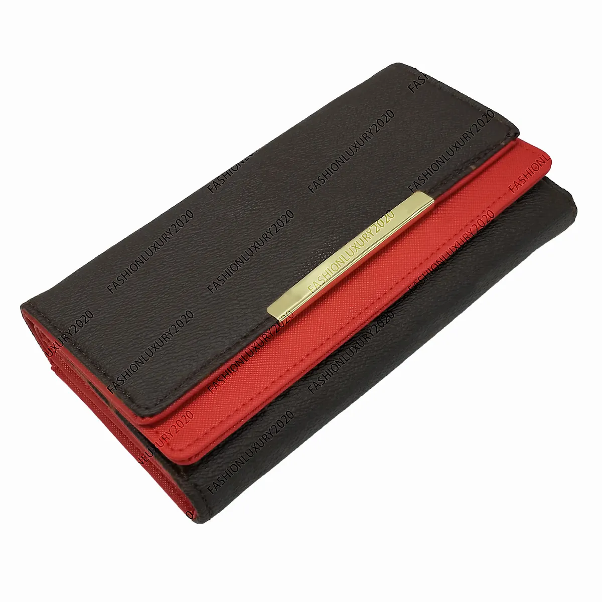 Оптовые женщины длинные кошелек многоцветные сумки монеты кошелек карты держатель мужчин женщин классический карман молнии с коробкой 20см
