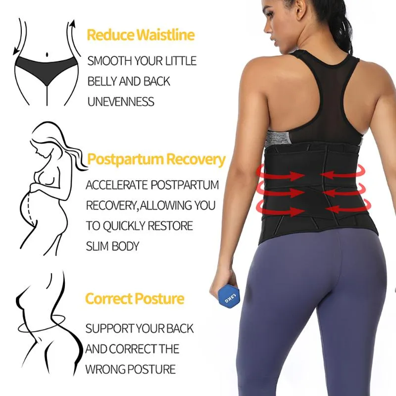 Postpartum Recovery Belly Band Waist Trainer Cincher Trimmer Tummy Control  Slimming Body Shapewear