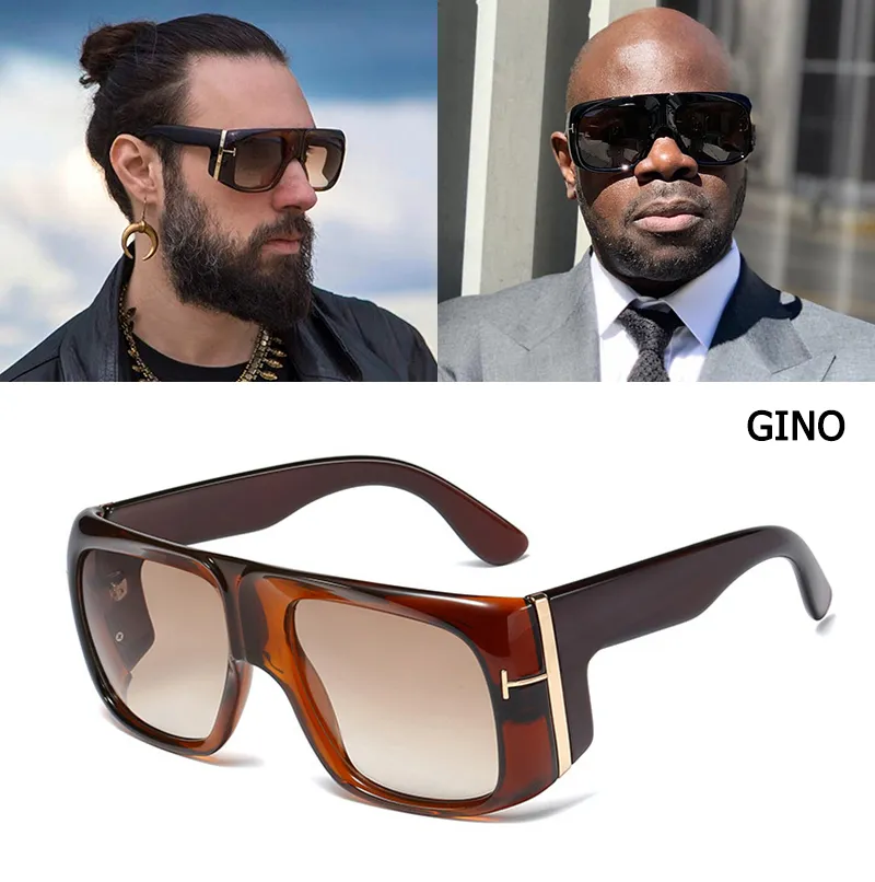JackJad 2020 Oversized Shield GINO Style Gradient Big Sunglasses For