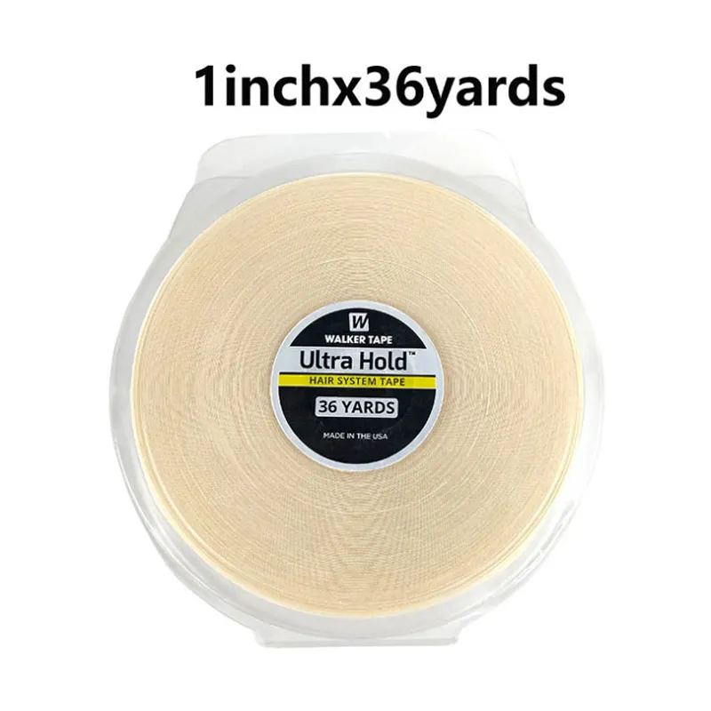 36 iarde (32,9 m) nastro per sistema di capelli forte nastro adesivo biadesivo ultra resistente per estensione del nastro per capelli/toupee/parrucche in pizzo