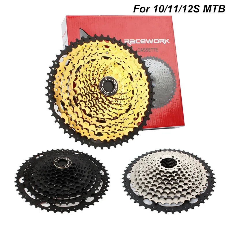 Racework MTB FREEWERS CASSETTE 10S 11S 12S 11-42 / 46 / 50/52T Mountain Bicycle Flywheel Tandwiel Accessoires Onderdelen