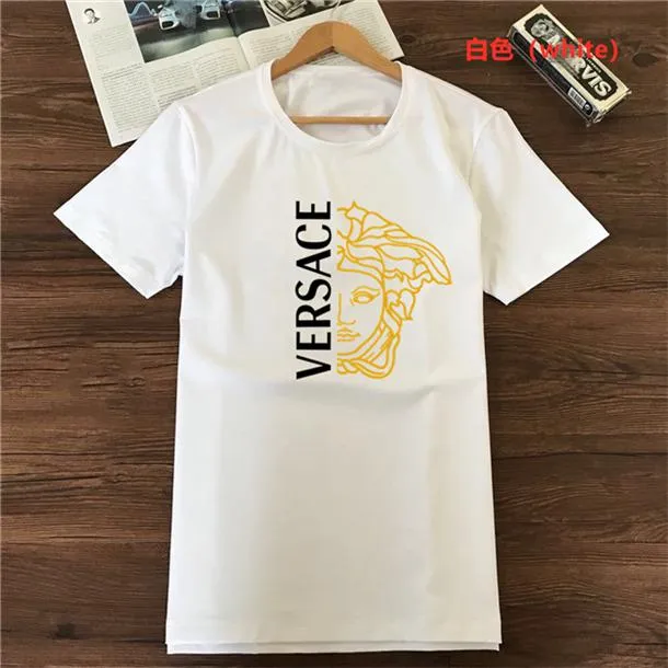 Versace 2020 Camiseta Los Hombres De Manga Corta Camiseta De Algodón Barato Verano Camisetas Para Hombre Del Regalo Camisetas Tops Hip Hop Camiseta De Algodón De 21,66 € | DHgate