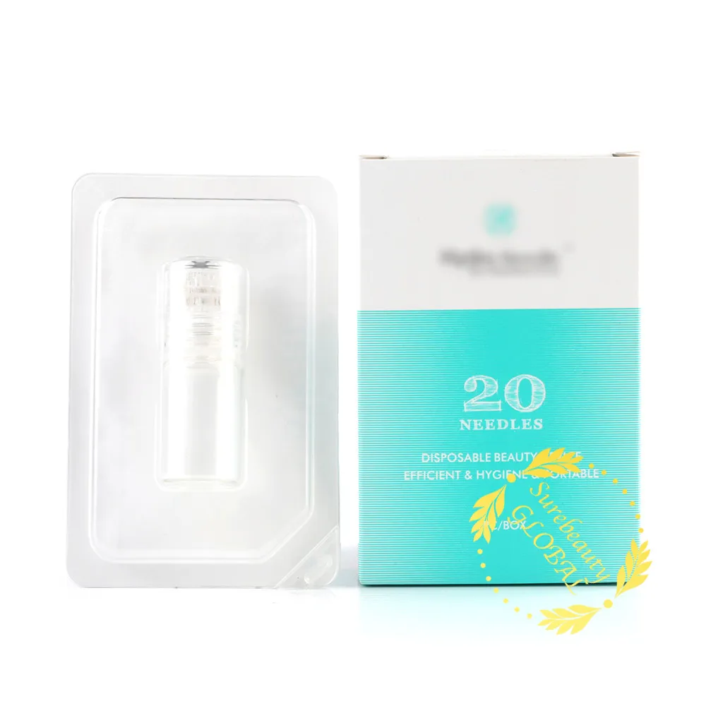 Helt ny 24k Anti-Wrinkle Gold Needle Skin Roller Pore Shrink Skin Nålar för Derma Scars Cellulite