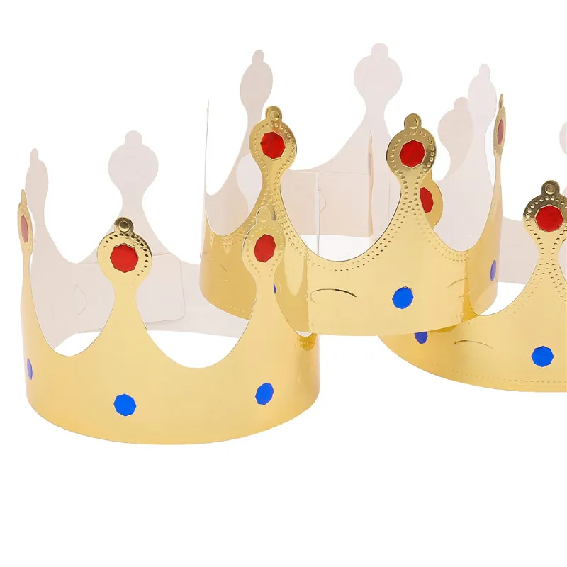 Boné de arco-íris de coroa de aniversário colorido para crianças chá de bebê chapéu rabo de peixe com corda tiara de feliz aniversário festa yq02049