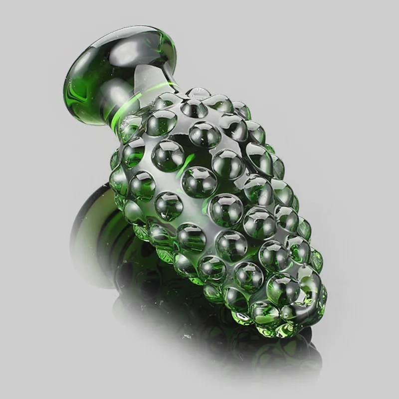 Green Pineapple Glass Anal palate expander