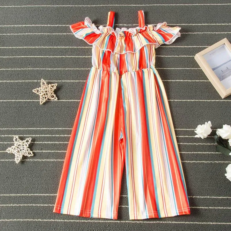 Buy Lilpicks Girls Multi Color Stripe Designer Full Jumpsuit Online at Best  Prices in India - JioMart.