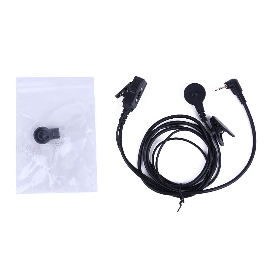 2.5mm 1Pin VOX Acoustic Tube Earpiece Headset Mic PTT for Motorola Talkabout Portable Radio T5428 T5420 TLKR T80 T60 T8 T7