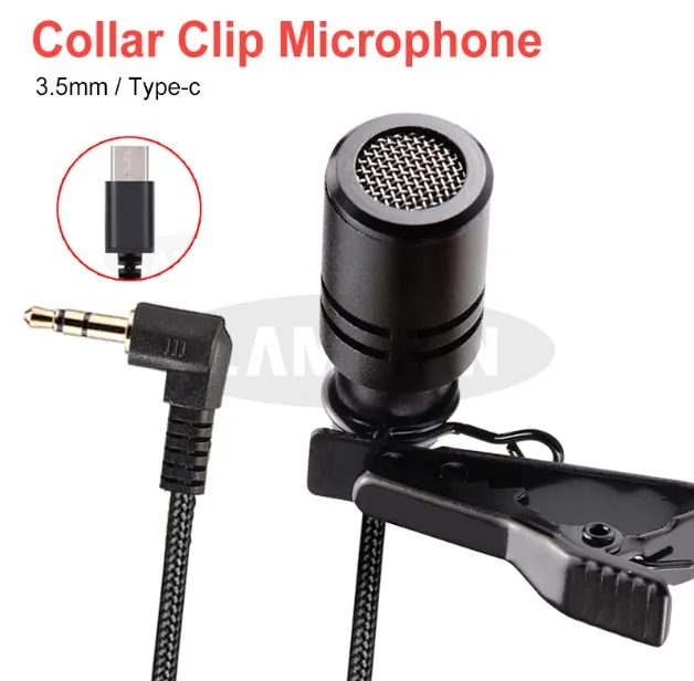 Mini microphone jack 3.5mm prend en charge l'enregistrement de 2