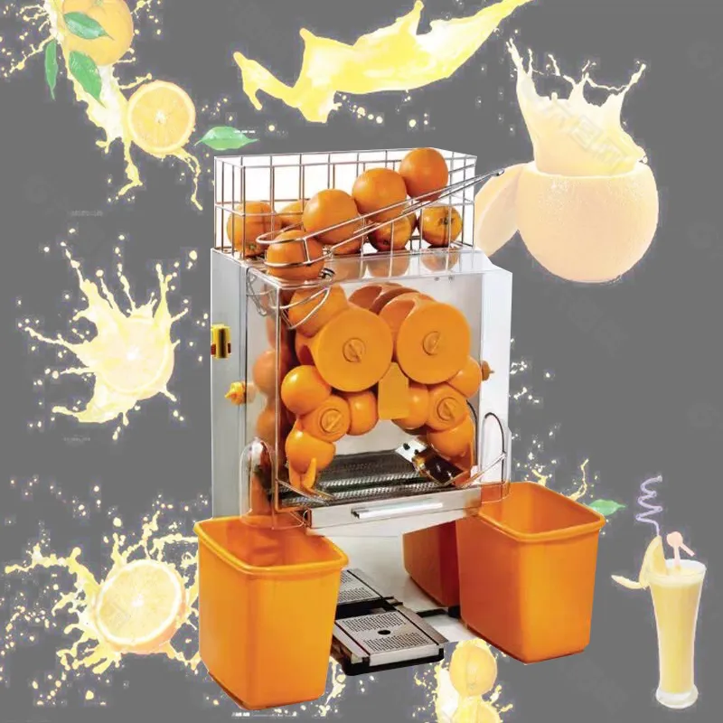 Presse-agrumes orange commercial, extracteur de jus à mastication lente,  presse-agrumes électrique à épluchage automatique pour orange, jus