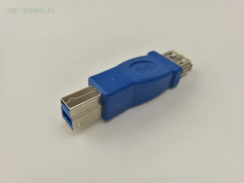 100 adet / Toptan Tip-B USB 3.0B Erkek USB Kadın Fiş Adaptörü Şarj Connector Converter