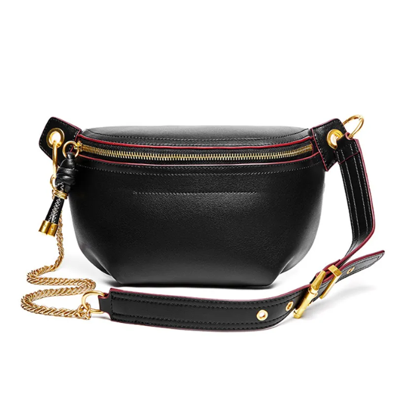 MAHEU Ins korea hot fashion style woman bags genuine leather fanny packs for sport outdoor travel bag for ladies girls waist bag MX200717
