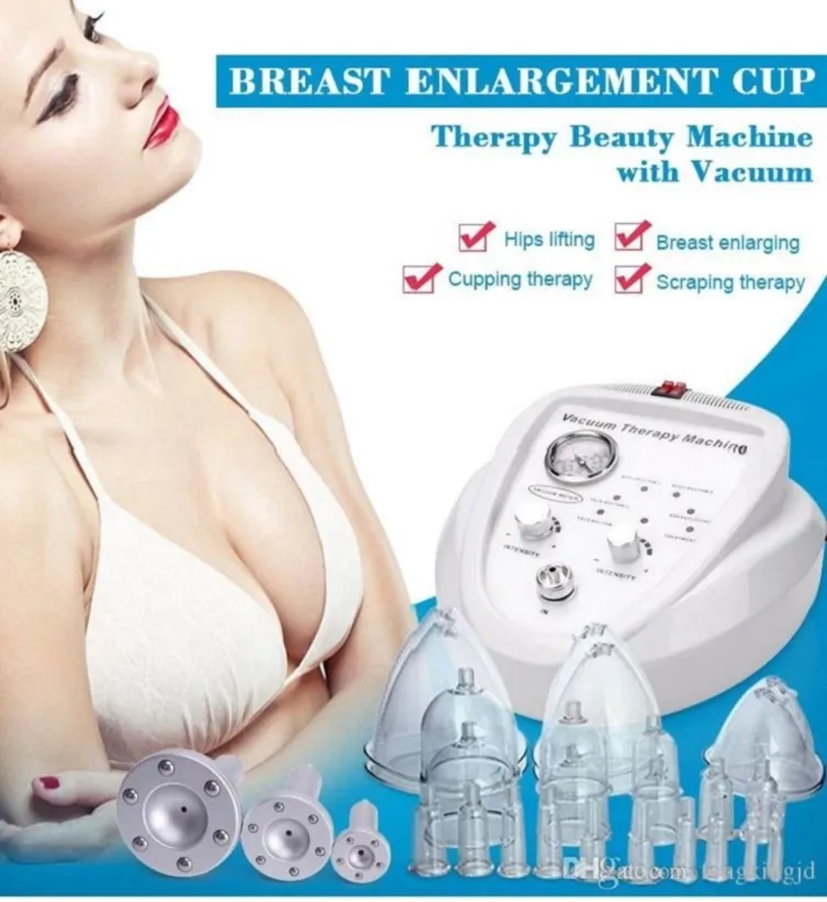 Body Shaping Beauty Machine Thérapie de massage sous vide Pompe d'agrandissement Levage du sein Enhancer Massager Buste Cup