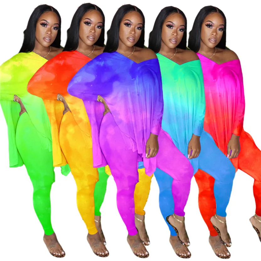 PLus size 3X 4XL Summer Women bigger size two piece set short sleeve T-shirt pants trendy gradient outfits contrast tracksuits 3605