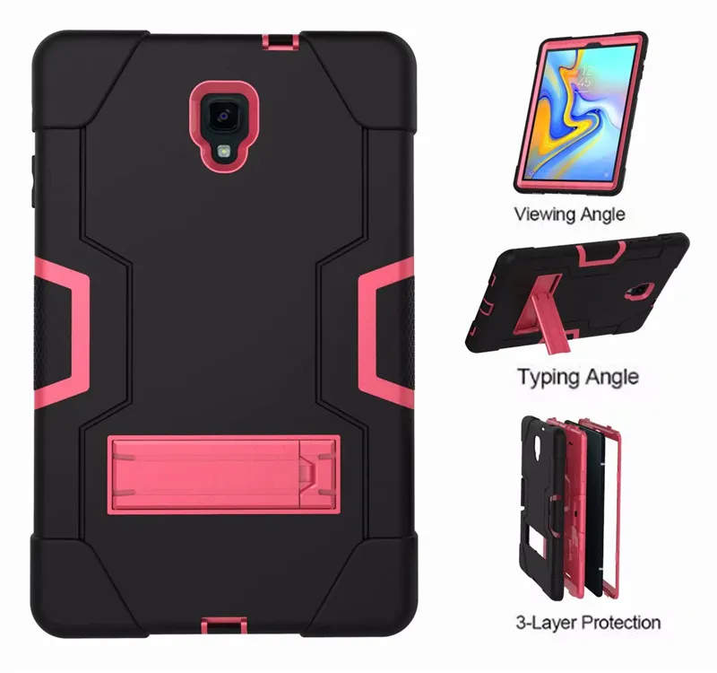 Fodral för Samsung Galaxy Tab A A2 2018 10.5 tum T590 T595 T597 SM-T590 Cover Funda Tablet Kids Safe Shock Fast Kickstand Shell