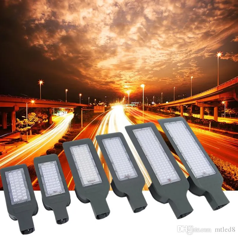 LED Street Lights 20W 30W 40W 50 W 80 W 100W LED Lampa uliczna SMD 3030CHIP 140LM ​​/ W Ultra-cienka Led Street Light Outdoor Industrial