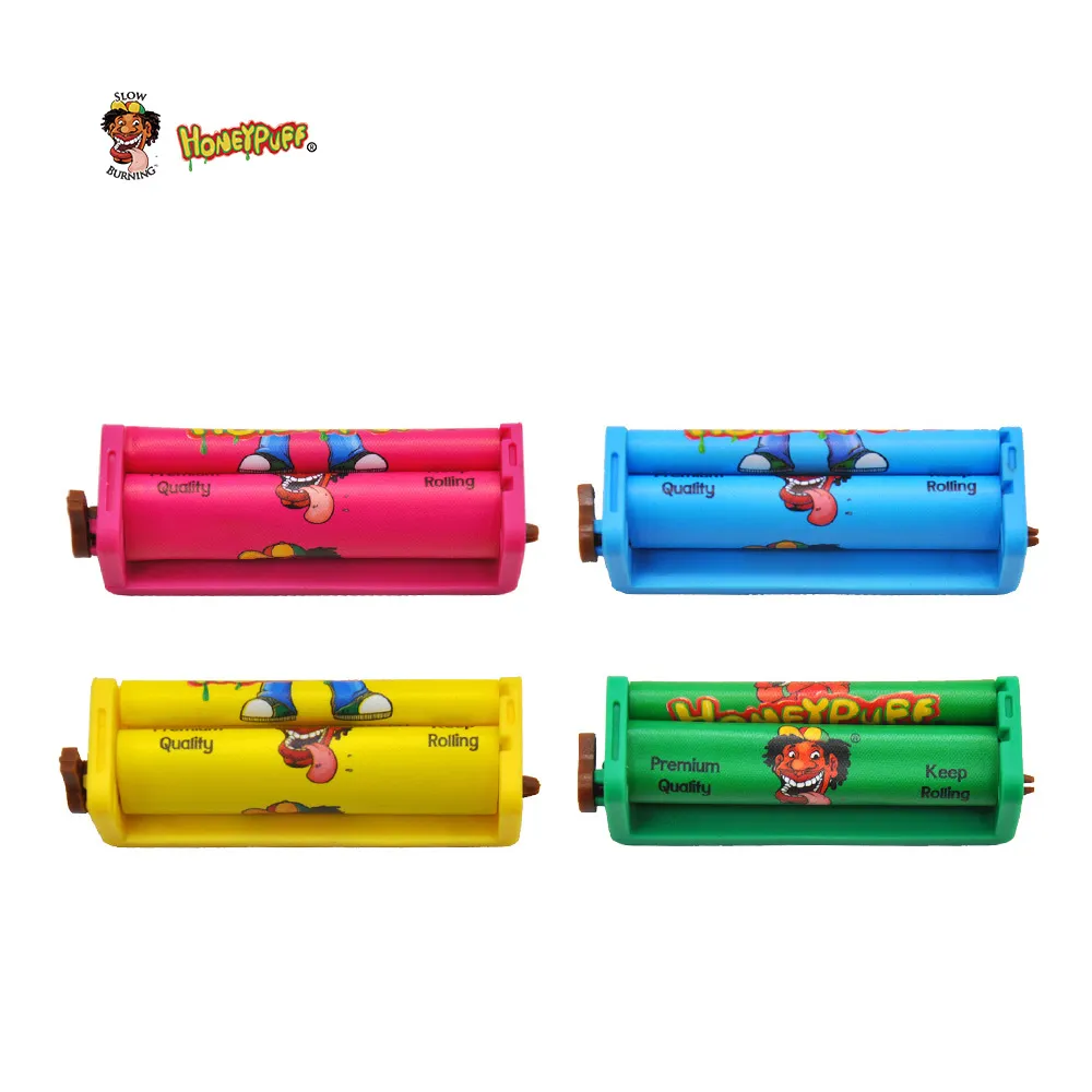 Honeypuff Plastic Automatische Rolling Machine Sigaret Tabak Roller 70MM Papers Sigaret Rolling Cone Papier Pijp Droog Kruid Muller