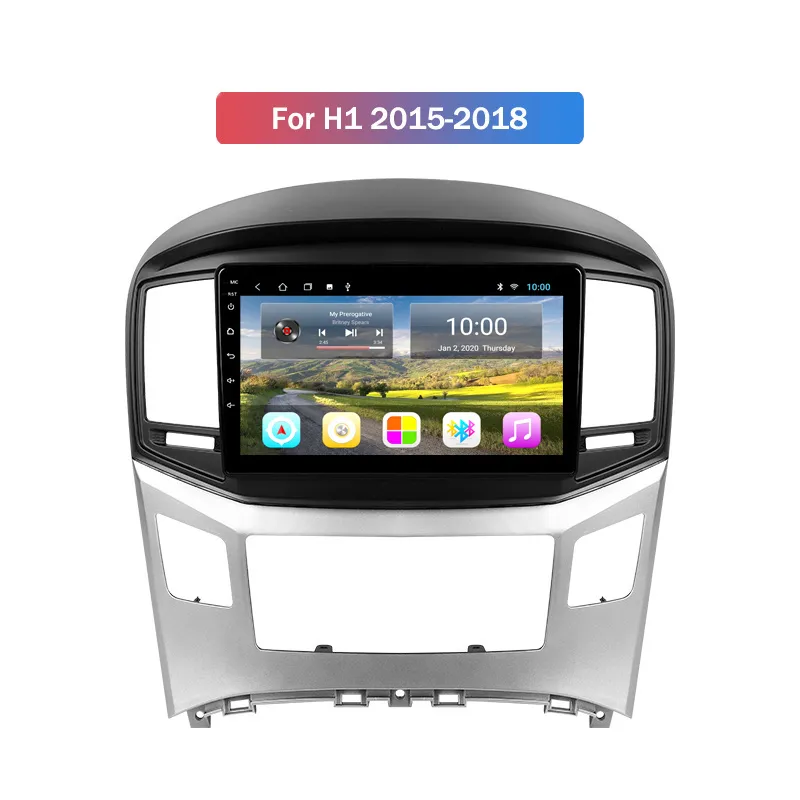 Bil Multimedia Video DVD-spelare Android 10,0 Radio för Hyundai I20 2016-2018 GPS-navigering stereo auto