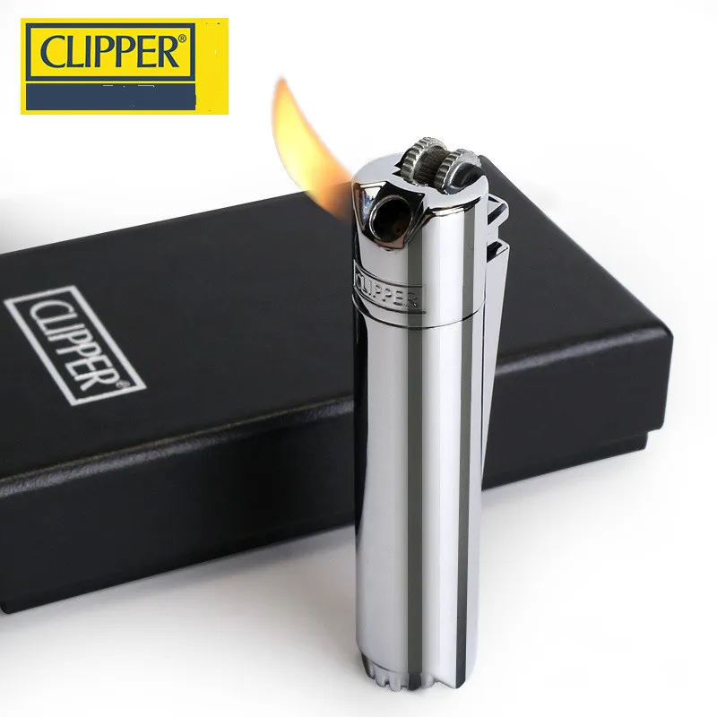 2020 Spain Original Clipper Full Metal Grinding Wheel Pipe Lighter