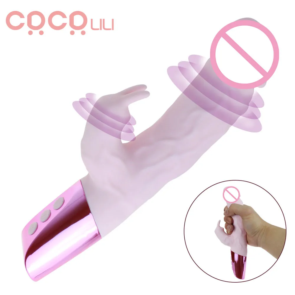 Sexo massageador Coelho Vibrador para G Spot Clitóris Estimulação Impermeável Coelho Pessoal Brinquedo Sexual para Mulheres Feminino Masturbador Y200616