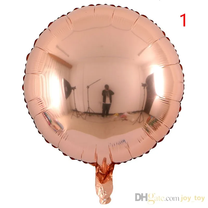 18 inch Multi Color Round Foil Mylar Balloons for birthday party decorations Wedding decorations engagement party celebration holida