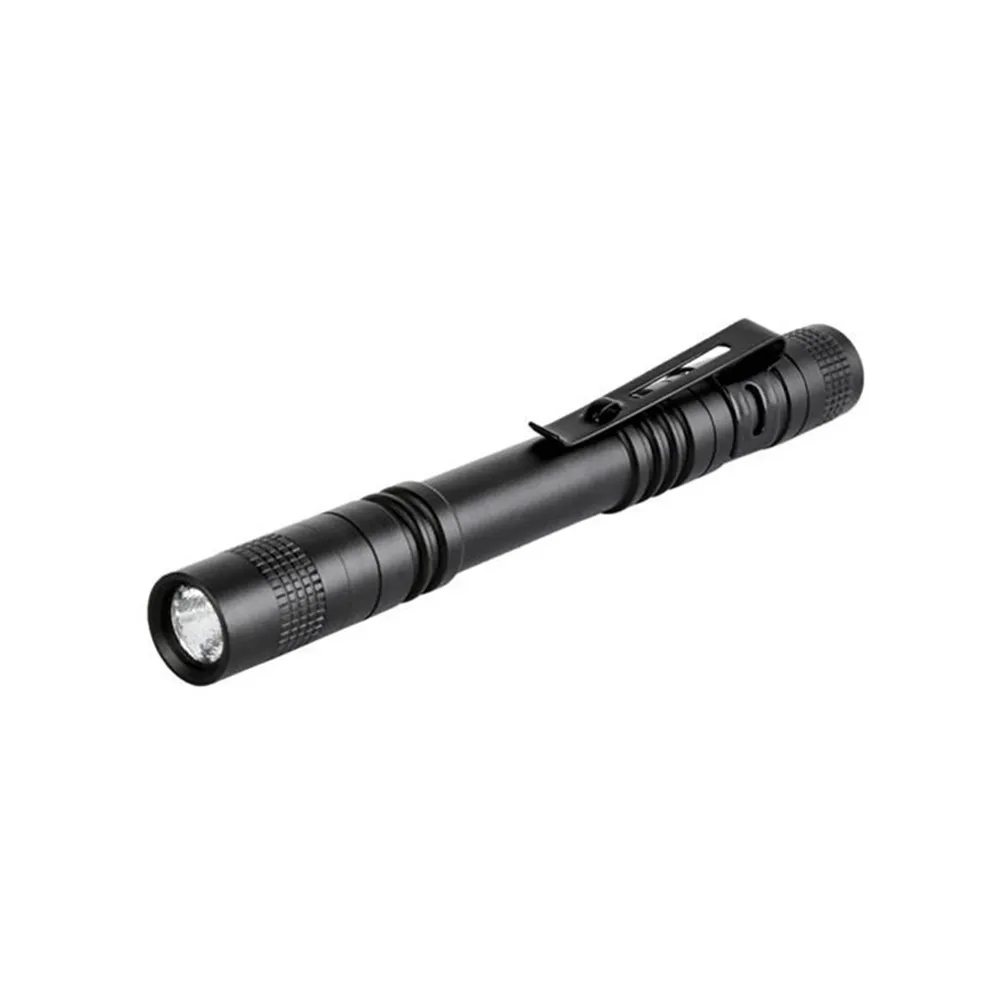 gros XPE lampe LED d'extérieur Pocket Portable Lampe torche 1 Mode 300LM Pen Lumière Penlight étanche avec stylo clip
