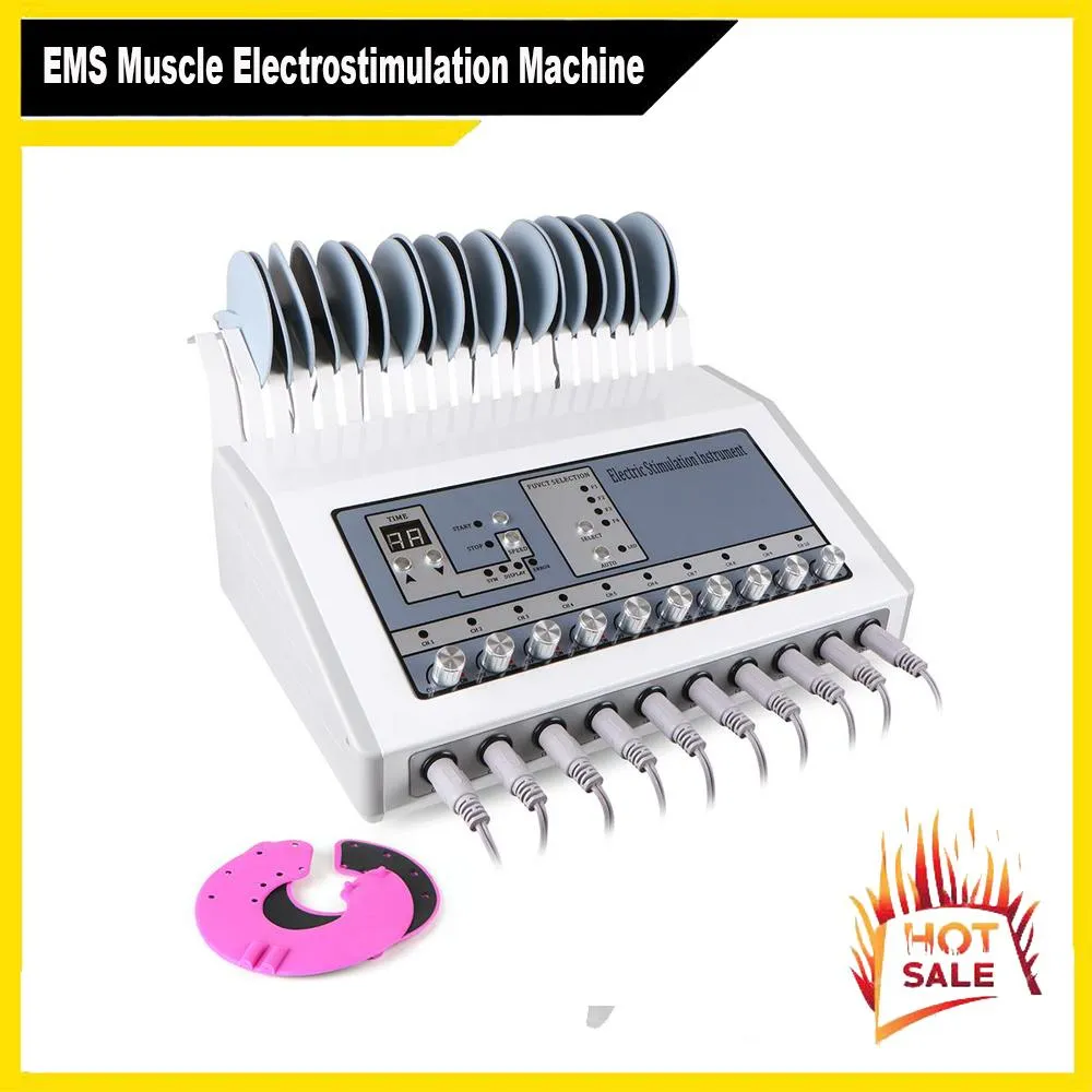 EMS Elektrikli Kas Stimülasyonu Vücut Zayıflama Masaj Makinesi Kilo Kaybını Azaltın Heykelleme Ekipmanları Ev Kullanımı İçin