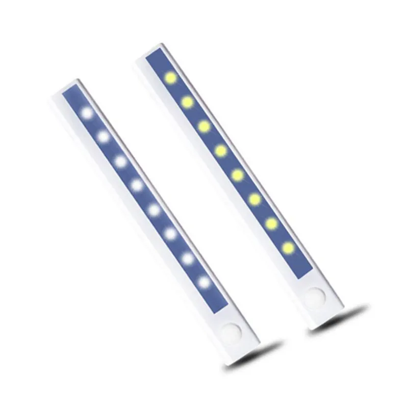 Intelligentes LED-Infrarot-Induktionslicht für den menschlichen Körper, Kleiderschrank, Flur, Schranklicht, energiesparend, magnetisches Nachtlicht