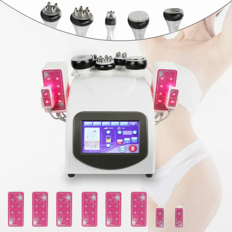 635 Nm-650 Nm Anti-Cellulite Lipo Laser RF Lllt 8 Pads Abnehmen Gewicht Fett Verlust Schönheit Maschine Mit Geschenk