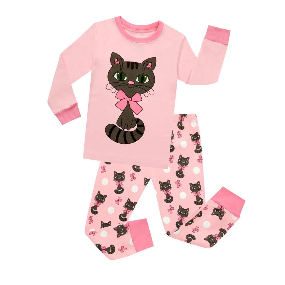 Baby Girls And 18 Inches Doll Matching Pajamas Sets Girls Pijama Infantil Kids Girl Baby Girl