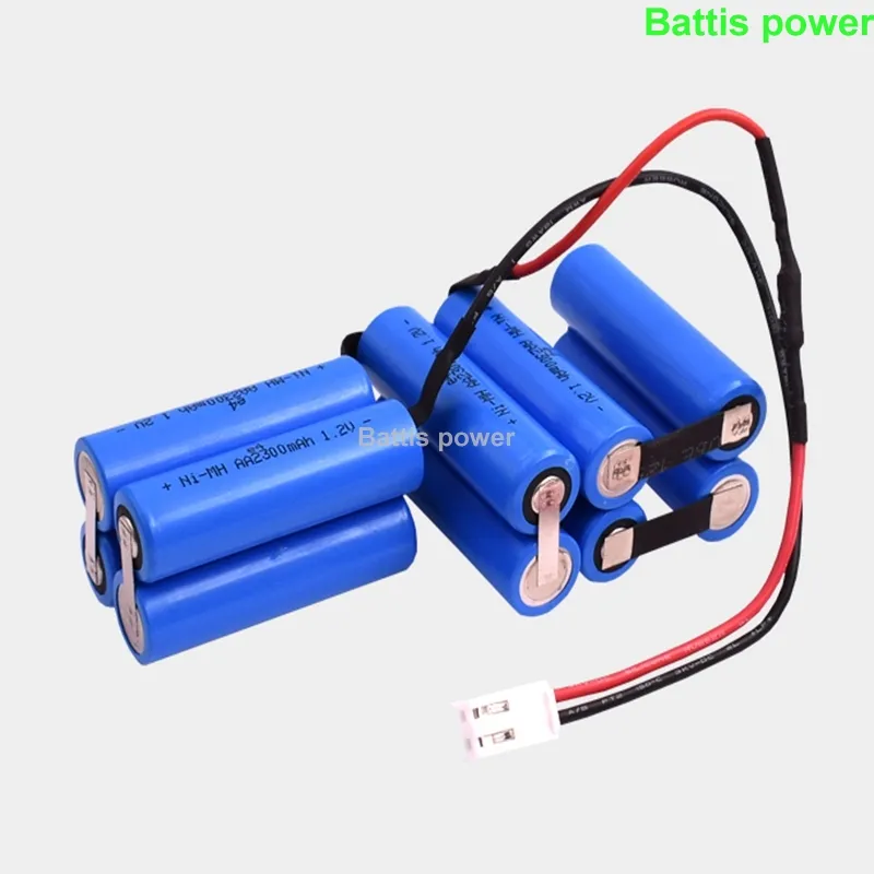 Vacuum Cleaner Battery 12v 2300mah Ni Mh AA Pack Customized Nimh For