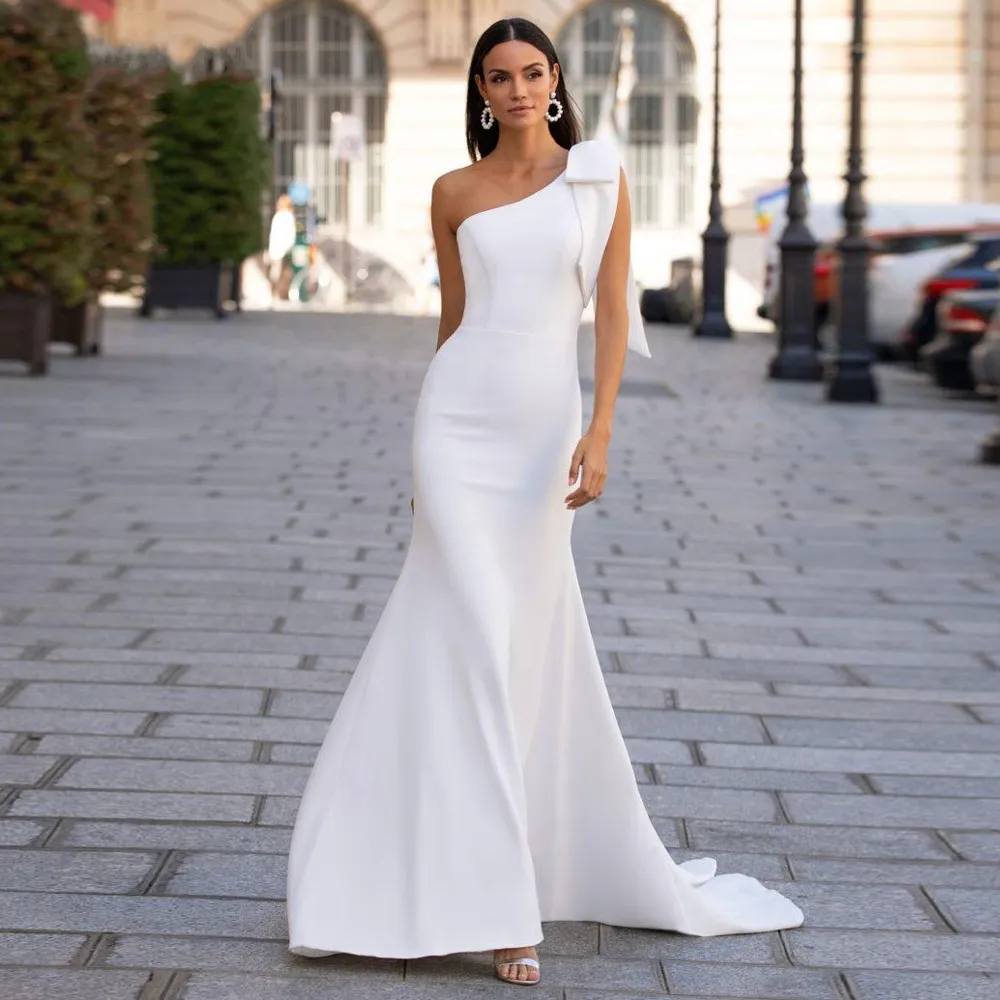 Vestidos Nupciales Estilo Sirena: Vestido De Novia De Un Solo