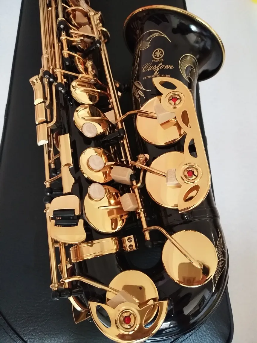 Hochwertiges schwarzes Altsaxophon YAS-82Z Japan Brand Altsaxophon E-Flat-Musikinstrument mit Koffer auf professionellem Niveau