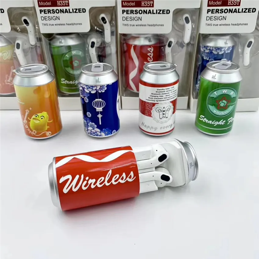 Fornitura Allingrosso Lattine H35T TWS Senza Fili Bluetooth 5.0