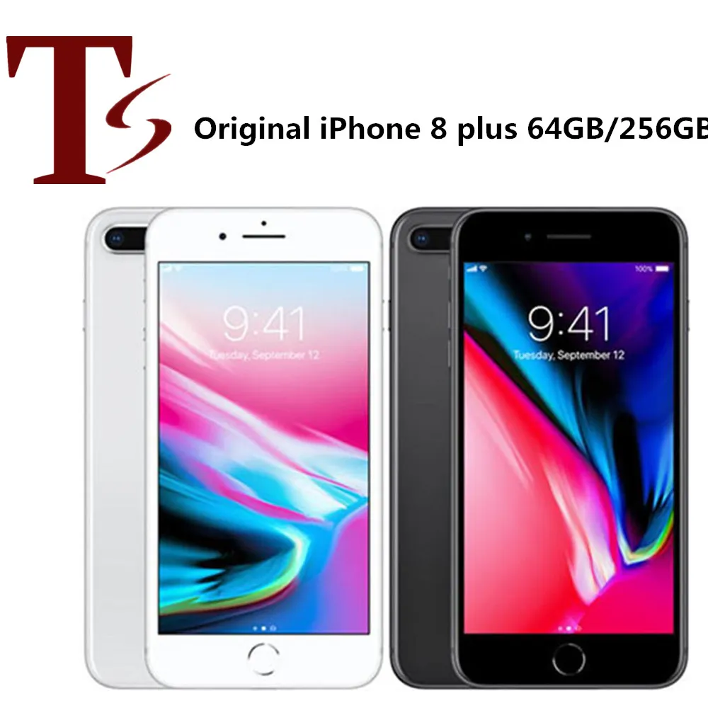 Odnowiony oryginalny Apple iPhone 8 Plus 5,5 -calowy odcisk palca iOS A11 HEXA Coxa Core 3GB RAM 64/256GB ROM odblokowany 4G LTE Telefon komórkowy 6pcs