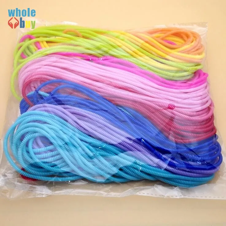 Plastic Spiral Coiled Usb C Cable Charging Data Line Protectors Wire ...